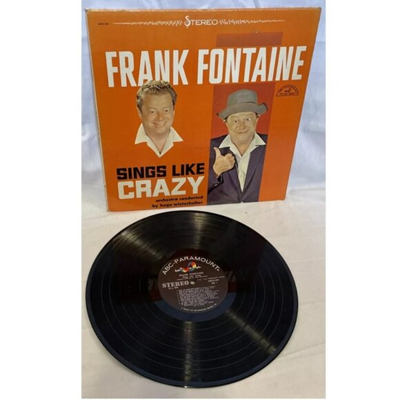 Frank Fontaine Sings Like Crazy (Vinyl, 1963) ABC-Paramount ABCS 460 VG+ LP - Picture 2 of 8